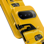 Yellow Supra Phone Case, MK4 90s JDM Legend Tough Protective Cover for Men