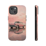 1957 Chevy Bel Air Blush Cream Tough Phone Case for Classic Car Fans