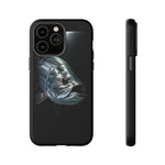 Tarpon Fishing Phone Case, Saltwater Portrait Black Cover, Gift