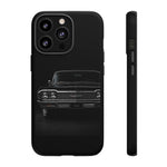Black 1964 Impala Low-Key Tough Phone Case for Chevy Classic Car Fans