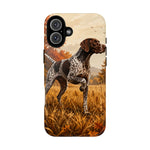 German Shorthaired Pointer Pointing Art Tough Phone Case
