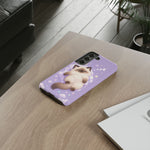 Ragdoll Sleepy Blue Eyes Kawaii Cat Art Tough Phone Case