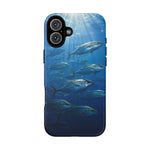 Amberjack School Phone Case, Open Water Sunlight Tough Cover