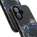 Camaro ZL1 Phone Case, Blue Track Smoke Studio Cover
