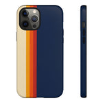 Retro Rainbow Stripe Phone Case | Tough Phone Case