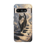 Piano Cat walking on keys Tough Case | Phone cover, musical cat art