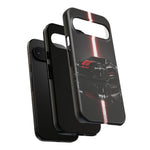 Camaro ZL1 Phone Case, Black Red Racing Stripe Studio Cover, Gift