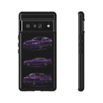 Purple R33 Skyline GTR JDM Sports Car Phone Case Tough Multi View