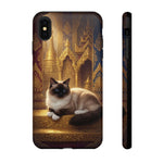 Birman Cat Sacred Temple Silk Art Tough Phone Case