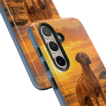 Rhodesian Ridgeback African Savanna Art Tough Phone Case