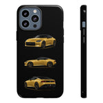 Gold Fairlady Z Classic Sports Car Tough Phone Case - 3 View