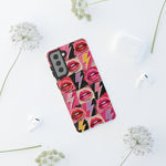 Pop Art Lips and Lightning Bolt Phone Case