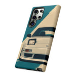 S13 Teal White Pop-up Tough Phone Case for JDM Fans