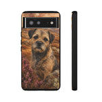 Border Terrier Earthy Watercolor Art Tough Phone Case