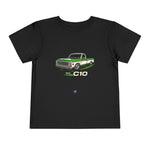 Toddler 1972 Chevy C10 Green Retro Truck Kids Vintage Tee Shirt
