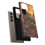 Land Cruiser FJ40 Classic 4x4 Red Rock Canyon Art Tough Phone Case
