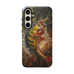 Peacock Bass Strike Phone Case Freshwater Fishing Gift for Anglers