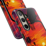 Basketball Court Sunset Phone Case | Tough Phone Case