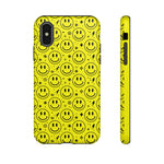 Acid Smiley Repeat Pattern Art Tough Phone Case