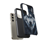 Siberian Husky Geometric Diamond Art Tough Phone Case