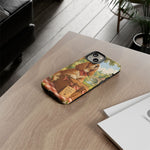 Cocker Spaniel Picnic Scene phone case | vintage dog art