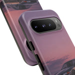 Sunset Skyline GT-R R32 phone case | car reflection, purple dusk