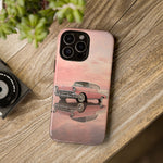 1957 Chevy Bel Air Blush Cream Tough Phone Case for Classic Car Fans