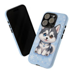 Siberian Husky Kawaii Ice Chibi Pet Dog Art Tough Phone Case