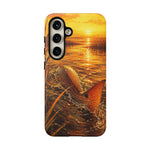 Redfish Fishing Phone Case Marsh Angler Tough Cover Gift