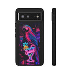 Neon Parrot Cocktails phone case | Tough Cases