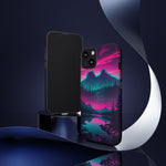 2 Rounds Canada Retina Artwork Vaporwave Phone Case – Landscape Aesthetic