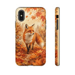 Autumn Fox Woodland Art Tough Phone Case