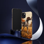 German Shorthaired Pointer Pointing Art Tough Phone Case
