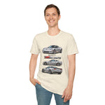 Silver 2007 C6 Z06 Illustration T-Shirt | Sports Car Trio