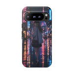 Lofi Anime Rain Street Art Tough Phone Case