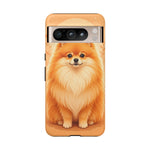 Pomeranian Tiny Fox Fluffy Art Tough Phone Case