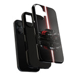 Camaro ZL1 Phone Case, Black Red Racing Stripe Studio Cover, Gift