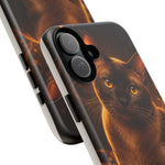 Burmese Golden Sable Portrait Art Tough Phone Case