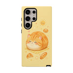 Orange Tabby Loaf Kawaii Chibi Pet Cat Art Tough Phone Case