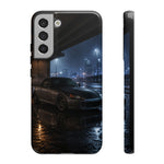 Rainy Night Sports Car S2000 phone case | Urban Cityscape, Moody Automotive