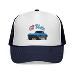 1965 Corvette Trucker Cap Hat | Classic C2 Sting Ray 65 Vette Mesh Snapback