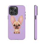 French Bulldog Bat Ears Kawaii Pet Dog Art Tough Phone Case