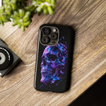Holographic Skull Phone Case, Shattered Glass Iridescent Cover