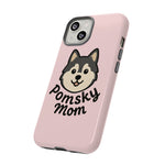 Pomsky Mom Phone Case | Cute Dog Illustration