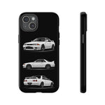 R32 Skyline Phone Case White, Three-View Vector Cover, Gift GTR Fans