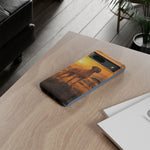 Rhodesian Ridgeback African Savanna Art Tough Phone Case