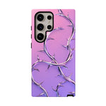 Chrome Thorn Vine Phone Case Vaporwave Tough Cover