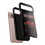 Tri-Power Classic Muscle Car GTO phone case | Retro Automotive Graphic