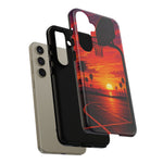 Basketball Court Sunset Phone Case | Tough Phone Case