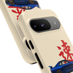 R34 Skyline Red Kanji Minimal Tough Phone Case